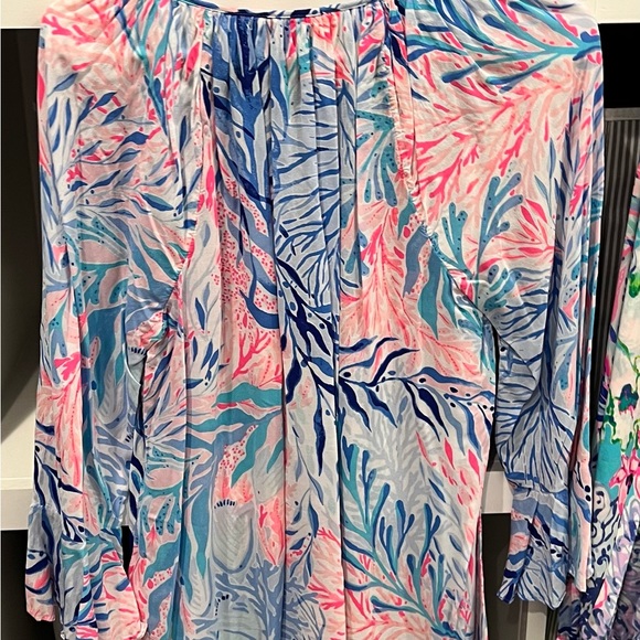 Lilly Pulitzer Ruffle Top - Picture 2 of 3